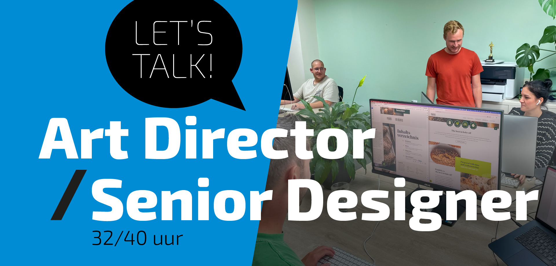 Vacature Art Director Senior Designer