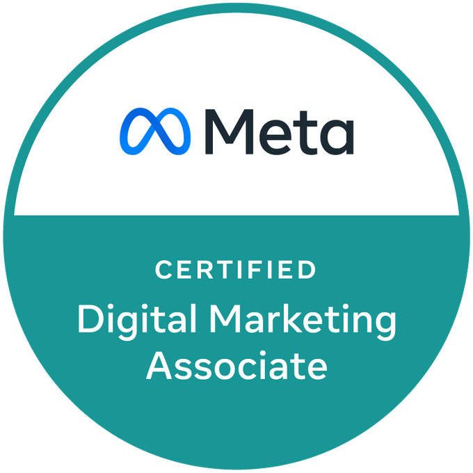 Meta-gecertificeerde digitale marketingmedewerker(s)